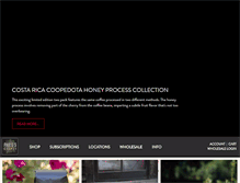 Tablet Screenshot of pabloscoffee.com